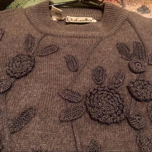 Rafaella Large Gray Wool/Acrylic Sweater in EUC - Picture 2 of 10
